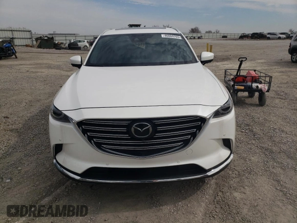 2023 Mazda CX-9 Carbon Edition with VIN JM3TCBDYXP0630514, listed as a Copart auction lot 46869765 with 14,410 mi miles and Salvage Title. Bid and sale history available at carsss.com. Image 5.