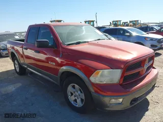 2009 Dodge Ram 1500 SLT with VIN 1D3HB18P39S772361, listed as a IAAI auction lot 41847120 with 167,054 mi miles. Bid and sale history available at carsss.com. Image 1.