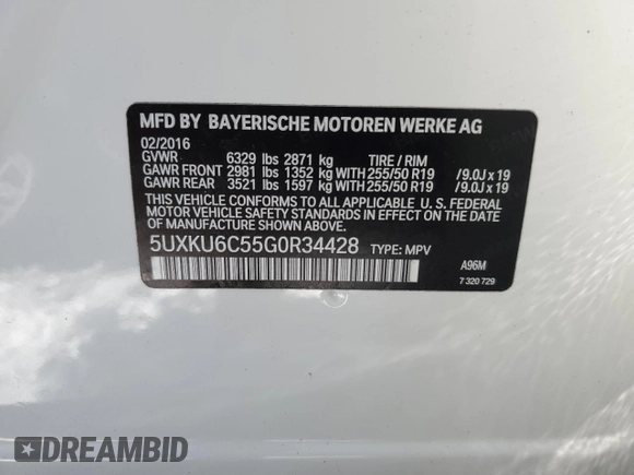 2016 BMW X6 xDrive50i z VIN 5UXKU6C55G0R34428, wystawiony jako Copart lot #46083635 z przebiegiem 138 848 mil mil oraz Czysty tytuł • Clean title. Historia ofert i sprzedaży dostępna na DreamBid. Obrazek 13.