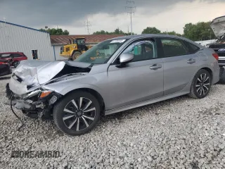 2022 Honda Civic EX with VIN JHMFE1F74NX003261, listed as a Copart auction lot 61165305 with Not provided miles and Salvage title. Bid and sale history available at DreamBid. Image 1.