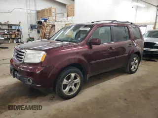 2012 Honda Pilot EX-L with VIN 5FNYF4H67CB045802, listed as a Copart auction lot 54498565 with 260,977 mi miles and Clean Title. Bid and sale history available at carsss.com. Image 1.