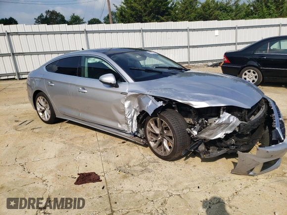 2023 Audi A5 Sportback Premium Plus with VIN WAUCBCF54PA048694, listed as a Copart auction lot 66072354 with 26,226 mi miles and Salvage Title. Bid and sale history available at carsss.com. Image 4.