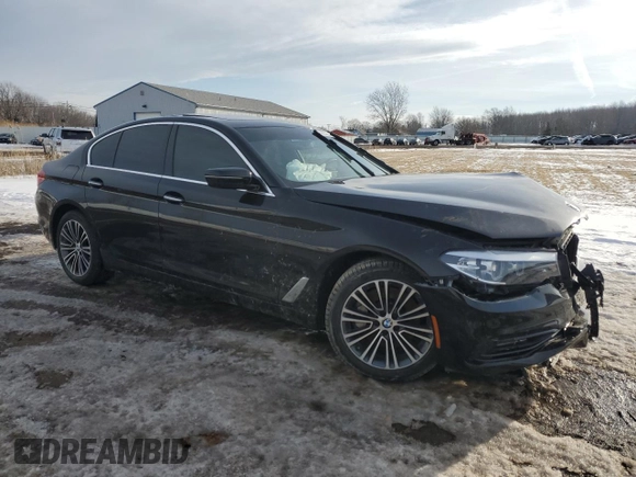 2017 BMW 5 Series 530i xDrive with VIN WBAJA7C39HG905000, listed as a Copart auction lot 45930815 with 66,204 mi miles and Salvage Title. Bid and sale history available at carsss.com. Image 4.