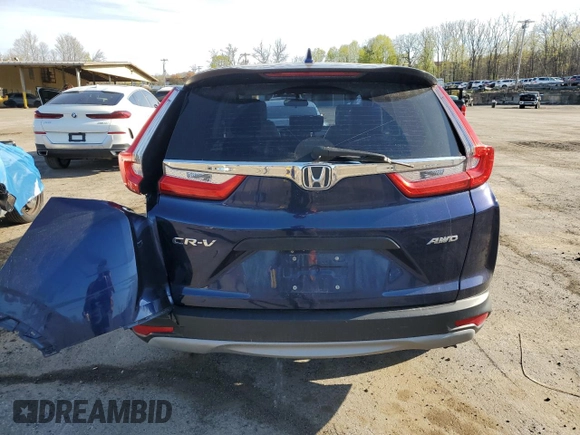 2018 Honda CR-V LX with VIN 2HKRW6H30JH203322, listed as a Copart auction lot 53071435 with 159,570 mi miles and Salvage Title. Bid and sale history available at DreamBid. Image 6.