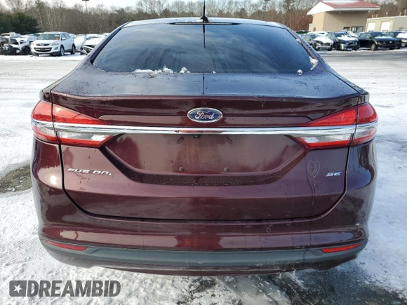2017 Ford Fusion SE z VIN 3FA6P0H71HR197771, wystawiony jako Copart lot #59465015 z przebiegiem 96 933 mil mil oraz Nie do naprawy • Non repairable. Historia ofert i sprzedaży dostępna na DreamBid. Obrazek 6.