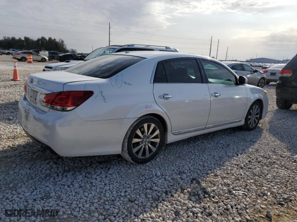 2011 Toyota Avalon with VIN 4T1BK3DB8BU382799, listed as a Copart auction lot 45181155 with 116,969 mi miles and Salvage Title. Bid and sale history available at carsss.com. Image 3.