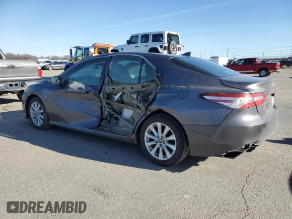 2020 Toyota Camry LE with VIN 4T1C11AK7LU928719, listed as a Copart auction lot 48617945 with 106,123 mi miles and Salvage Title. Bid and sale history available at carsss.com. Image 2.