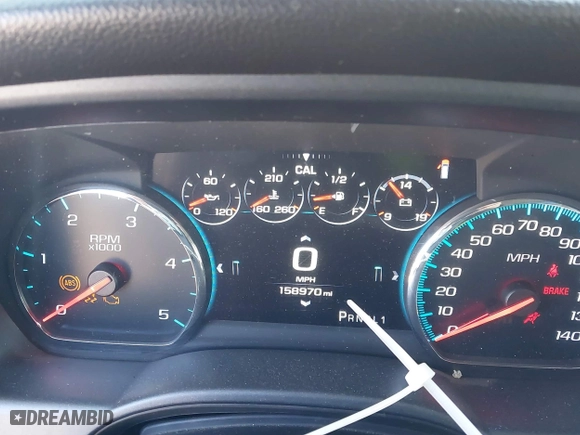 2017 GMC Sierra 2500HD Denali with VIN 1GT12UEY5HF118445, listed as a IAAI auction lot 41327986 with 158,970 mi miles. Bid and sale history available at carsss.com. Image 7.
