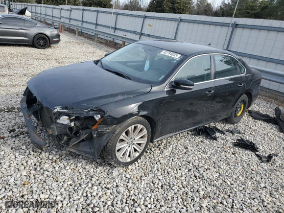 2013 Volkswagen Passat SE w/Sunroof with VIN 1VWBH7A33DC138085, listed as a Copart auction lot 42794035 with 129,473 mi miles and Salvage Title. Bid and sale history available at carsss.com. Image 1.