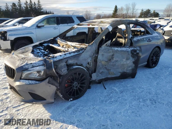 2015 Mercedes-Benz CLA 250 with VIN WDDSJ4GB0FN178125, listed as a Copart auction lot 88739545 with Not Provided miles and Non Repairable. Bid and sale history available at DreamBid. Image 1.