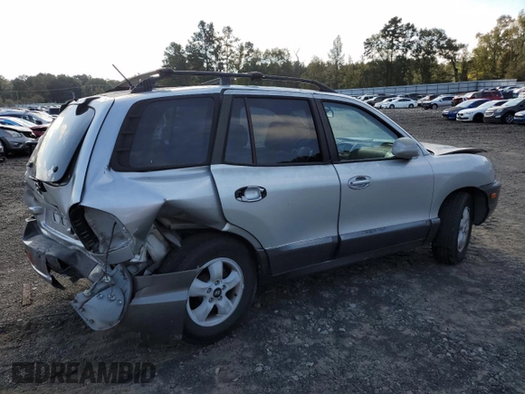 2006 Hyundai Santa Fe GLS with VIN KM8SC13D66U068594, listed as a Copart auction lot 77463854 with 132,081 mi miles and Salvage Title. Bid and sale history available at carsss.com. Image 3.