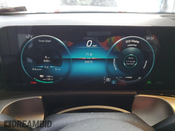 2022 Mercedes-Benz EQB 300 z VIN W1N9M0KB8NN008909, wystawiony jako Copart lot #73326903 z przebiegiem 20 072 mil mil oraz . Historia ofert i sprzedaży dostępna na DreamBid. Obrazek 9.