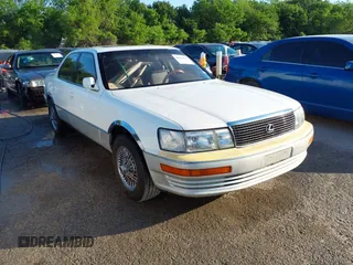 1990 Lexus LS z VIN JT8UF11E5L0045390, wystawiony jako IAAI lot #42039537 z przebiegiem 162 171 mil mil oraz . Historia ofert i sprzedaży dostępna na DreamBid. Obrazek 1.