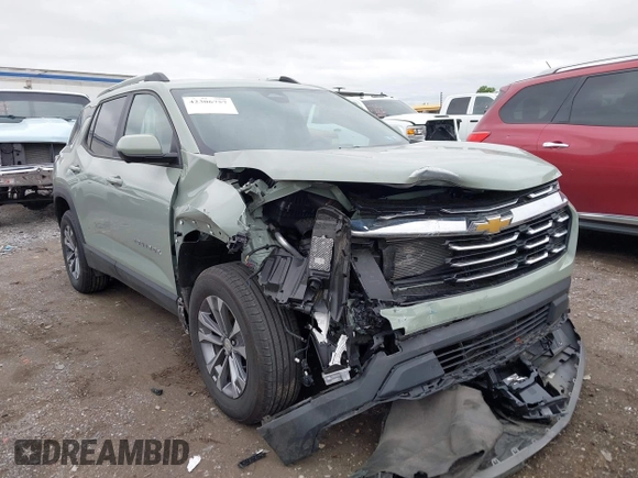 2025 Chevrolet Equinox AWD LT with VIN 3GNAXPEG0SL114558, listed as a IAAI auction lot 42306757 with 18,049 mi miles and . Bid and sale history available at DreamBid. Image 6.