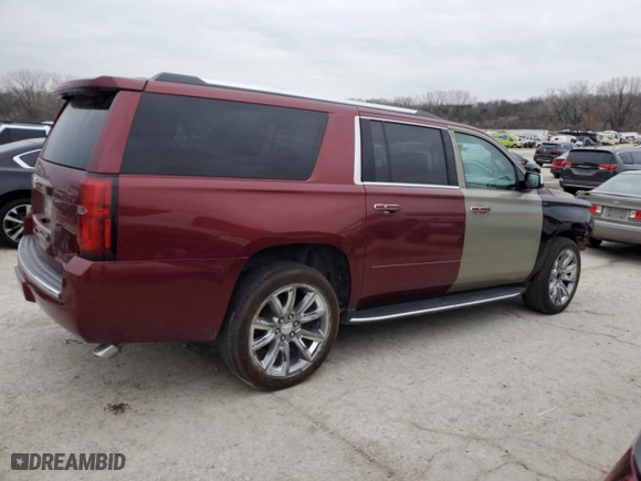 2017 Chevrolet Suburban Premier with VIN 1GNSKJKC7HR289098, listed as a Copart auction lot 86717294 with 182,610 mi miles and Salvage Title. Bid and sale history available at carsss.com. Image 3.