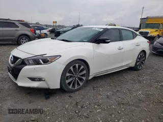 2016 Nissan Maxima SR with VIN 1N4AA6AP7GC397995, listed as a Copart auction lot 59277695 with 95,800 mi miles and Salvage title. Bid and sale history available at DreamBid. Image 1.