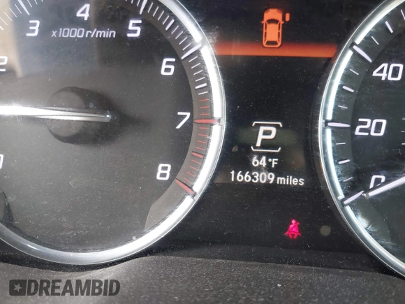 2014 Acura MDX with VIN 5FRYD3H22EB013340, listed as a IAAI auction lot 41709170 with 166,309 mi miles and . Bid and sale history available at DreamBid. Image 15.