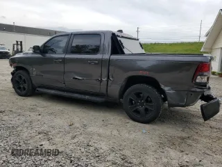 2021 Ram 1500 Big Horn with VIN 1C6RRFFGXMN590468, listed as a Copart auction lot 61042615 with 44,518 mi miles and Salvage title. Bid and sale history available at DreamBid. Image 2.