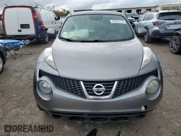 2014 Nissan Juke SV with VIN JN8AF5MV6ET360017, listed as a Copart auction lot 78751714 with Not Provided miles and Salvage Title. Bid and sale history available at DreamBid. Image 5.