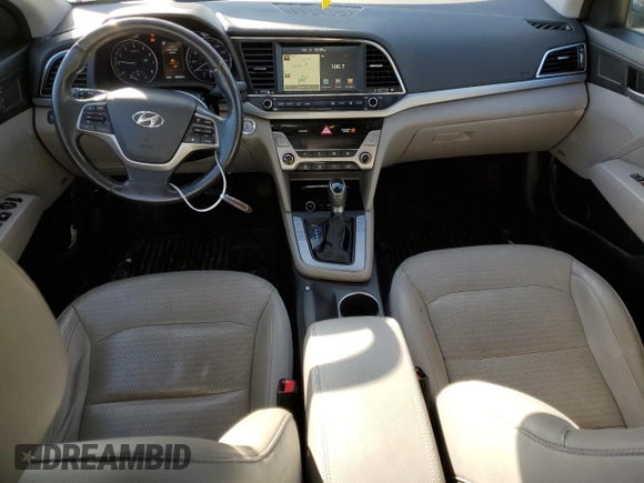 2017 Hyundai Elantra Limited with VIN 5NPD84LF3HH068745, listed as a Copart auction lot 44382565 with 99,496 mi miles and Salvage Title. Bid and sale history available at DreamBid. Image 8.