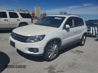 2016 Volkswagen Tiguan SE z VIN WVGAV7AXXGW579091, wystawiony jako Copart lot #48206855 z przebiegiem 166 274 mil mil oraz Szkoda całkowita • Salvage title. Historia ofert i sprzedaży dostępna na DreamBid. Obrazek 1.