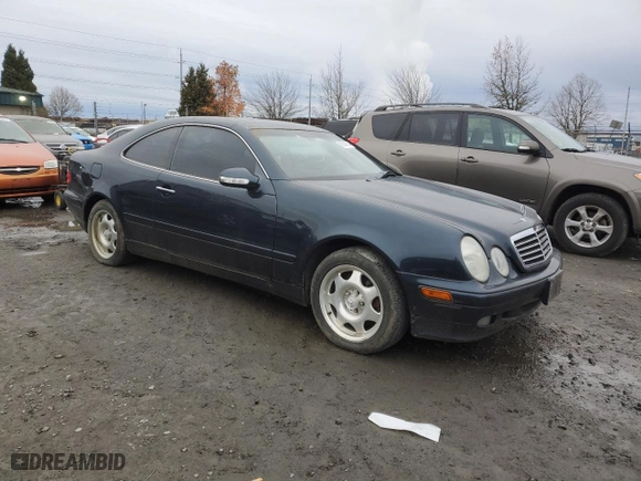2001 Mercedes-Benz CLK-Class with VIN WDBLJ65G11F173980, listed as a Copart auction lot 87249744 with 0 mi miles and Clean Title. Bid and sale history available at carsss.com. Image 4.