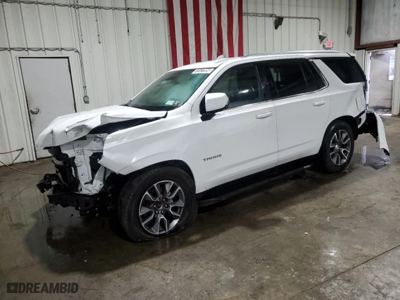 2023 Chevrolet Tahoe LT with VIN 1GNSKNKDXPR275405, listed as a Copart auction lot 73127934 with 0 mi miles and Clean Title. Bid and sale history available at carsss.com. Image 1.