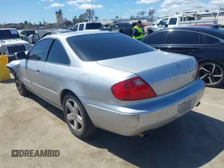 2001 Acura CL Type S with VIN 19UYA426X1A035313, listed as a IAAI auction lot 41944970 with 155,037 mi miles. Bid and sale history available at carsss.com. Image 3.