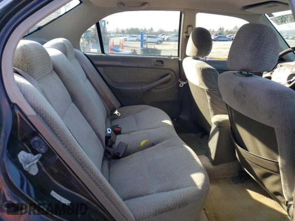 2000 Honda Civic LX with VIN 1HGEJ6670YL027527, listed as a Copart auction lot 47775855 with 178,595 mi miles and Salvage Title. Bid and sale history available at DreamBid. Image 10.