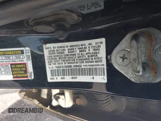 2008 Honda Civic LX with VIN 1HGFA16588L109432, listed as a IAAI auction lot 42090963 with 211,602 mi miles and . Bid and sale history available at DreamBid. Image 9.