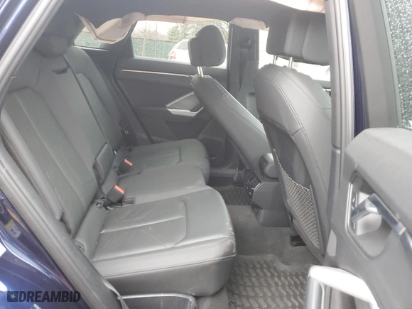 2021 Audi Q3 S line Premium with VIN WA1DECF34M1050416, listed as a Copart auction lot 50046095 with 37,401 mi miles and Salvage Title. Bid and sale history available at carsss.com. Image 11.