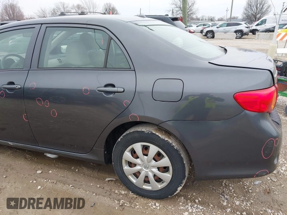 2009 Toyota Corolla with VIN 1NXBU40E99Z138136, listed as a IAAI auction lot 41967052 with 207,892 mi miles. Bid and sale history available at carsss.com. Image 14.