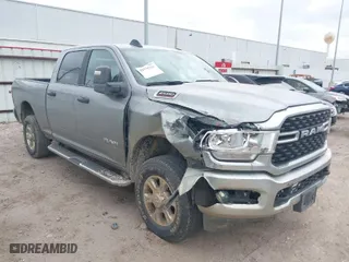 2024 Ram 2500 Big Horn with VIN 3C6UR5DJ5RG336430, listed as a IAAI auction lot 41939215 with 23,394 mi miles. Bid and sale history available at carsss.com. Image 1.