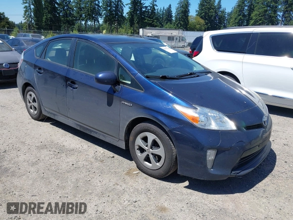 2014 Toyota Prius Four with VIN JTDKN3DU7E1742714, listed as a IAAI auction lot 42637235 with 184,734 mi miles and . Bid and sale history available at DreamBid. Image 1.