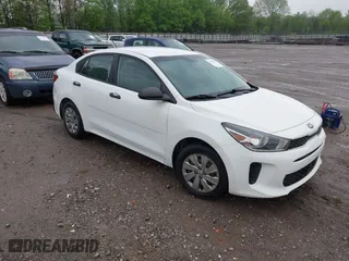 2018 Kia Rio LX with VIN 3KPA24ABXJE071866, listed as a IAAI auction lot 42099471 with 170,697 mi miles. Bid and sale history available at carsss.com. Image 1.