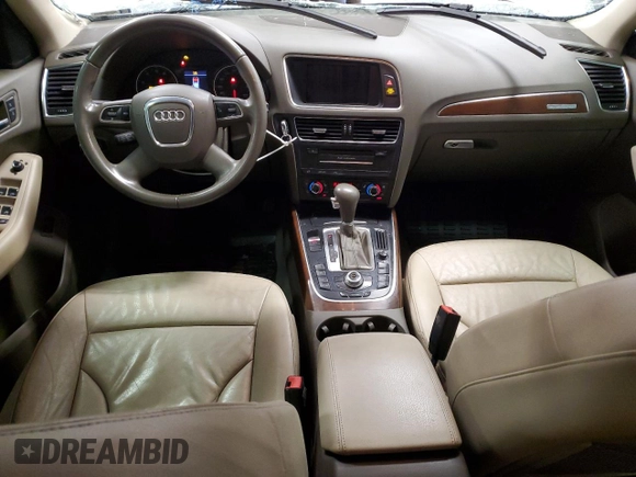 2010 Audi Q5 Premium Plus with VIN WA1LKAFP7AA004585, listed as a Copart auction lot 51585445 with 97,534 mi miles and Salvage title. Bid and sale history available at DreamBid. Image 8.