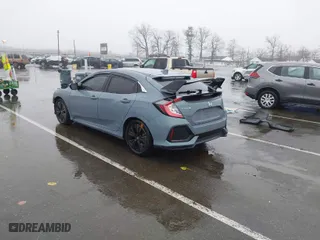 2019 Honda Civic Hatchback EX-L with VIN SHHFK7H89KU422603, listed as a IAAI auction lot 41546314 with 53,381 mi miles. Bid and sale history available at carsss.com. Image 3.