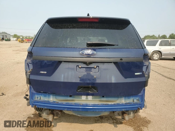 2017 Ford Police Interceptor Utility with VIN 1FM5K8AR0HGC57380, listed as a Copart auction lot 58965075 with 106,682 mi miles and Salvage title. Bid and sale history available at DreamBid. Image 6.