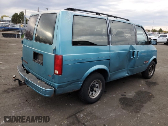 1993 Chevrolet Astro with VIN 1GNEL19W1PB171176, listed as a Copart auction lot 78195764 with 201,913 mi miles and Salvage Title. Bid and sale history available at carsss.com. Image 3.