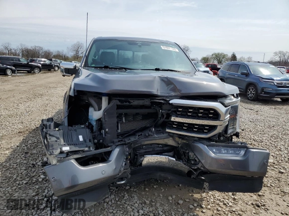 2022 Ford F-150 XL with VIN 1FTFW1ED6NFA25581, listed as a Copart auction lot 51600655 with 33,220 mi miles and Salvage Title. Bid and sale history available at DreamBid. Image 5.