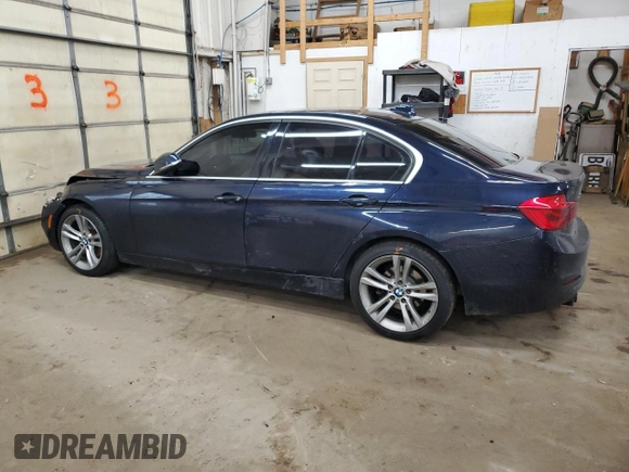 2017 BMW 3 Series 330i xDrive with VIN WBA8D9G54HNU60657, listed as a Copart auction lot 47640355 with 107,187 mi miles and Salvage Title. Bid and sale history available at carsss.com. Image 2.