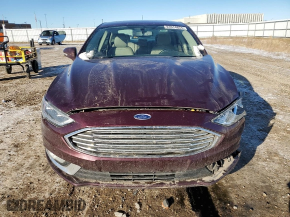 2017 Ford Fusion SE with VIN 3FA6P0HDXHR211897, listed as a Copart auction lot 83514654 with 128,914 mi miles and Salvage Title. Bid and sale history available at DreamBid. Image 5.