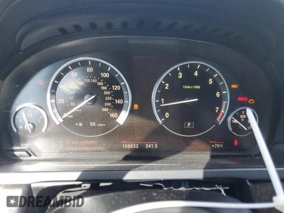 2011 BMW 7 Series 750i with VIN WBAKA8C58BCY37296, listed as a Copart auction lot 80540904 with 158,632 mi miles and Clean title. Bid and sale history available at DreamBid. Image 9.