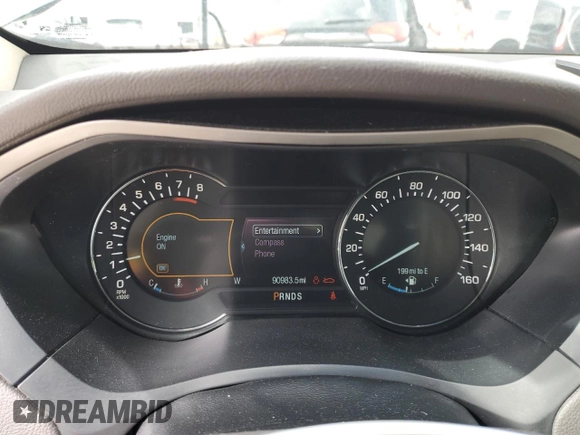 2016 Lincoln MKZ with VIN 3LN6L2J92GR609249, listed as a Copart auction lot 54766105 with 90,983 mi miles and Salvage title. Bid and sale history available at DreamBid. Image 9.