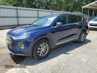 2019 Hyundai Santa Fe SE with VIN 5NMS2CAD5KH117727, listed as a Copart auction lot 62860725 with 106,930 mi miles and Salvage title. Bid and sale history available at DreamBid. Image 1.
