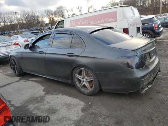 2018 Mercedes-Benz E-Class AMG E 43 with VIN WDDZF6EB6JA485006, listed as a Copart auction lot 82684584 with 0 mi miles and Salvage Title. Bid and sale history available at carsss.com. Image 2.