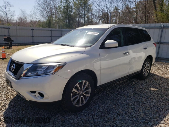 2014 Nissan Pathfinder Platinum with VIN 5N1AR2MM7EC703518, listed as a Copart auction lot 54500885 with 81,229 mi miles and Clean Title. Bid and sale history available at carsss.com. Image 1.
