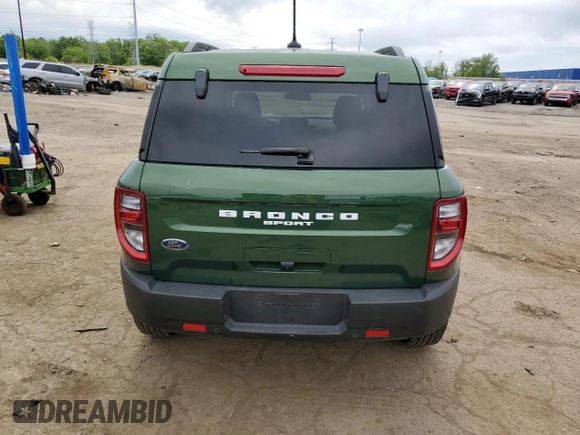 2024 Ford Bronco Sport Big Bend z VIN 3FMCR9B60RRE76153, wystawiony jako Copart lot #57972725 z przebiegiem 3 021 mil mil oraz Czysty tytuł • Clean title. Historia ofert i sprzedaży dostępna na DreamBid. Obrazek 6.