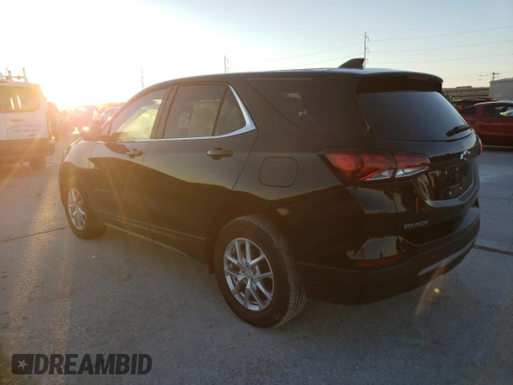 2024 Chevrolet Equinox LT with VIN 3GNAXKEG8RL204098, listed as a Copart auction lot 80752444 with 5,340 mi miles and Clean Title. Bid and sale history available at DreamBid. Image 2.