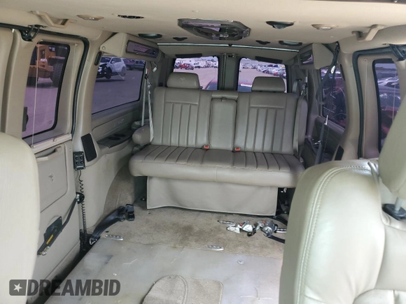 2013 GMC Savana Cargo Van YF7 Upfitter with VIN 1GDS7DC41D1104230, listed as a Copart auction lot 64390224 with 88,421 mi miles and Salvage Title. Bid and sale history available at carsss.com. Image 10.